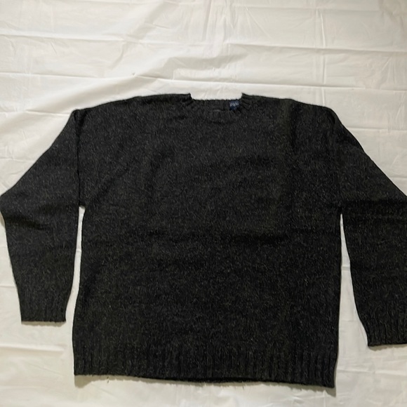 GAP Other - GAP dark charcoal grey men’s vintage sweater 100% wool dry clean only no flaws